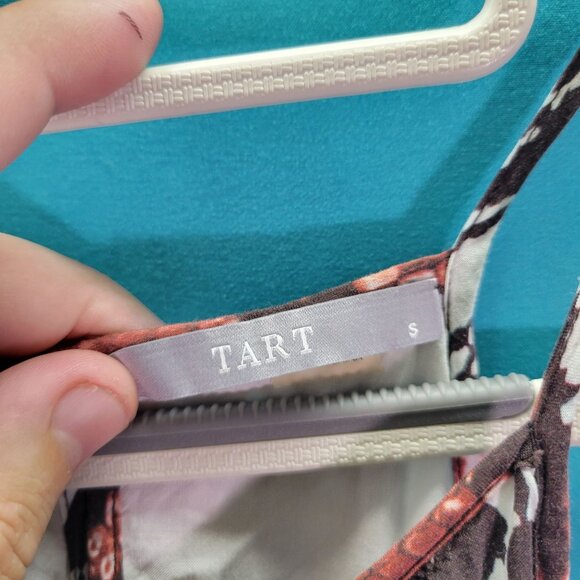 Tart Womens Sleeveless Snake Print Dress Size S 100% Rayon - Picture 2 of 9